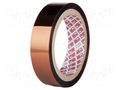 Tape: high temperature resistant; Thk: 55um; 50%; amber; max.300°C PPI PPI-701-9-33