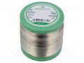 Tin; lead free; Sn99Ag0,3Cu0,7; 0.5mm; 0.5kg; reel; 217÷227°C BROQUETAS ECO5-05/05H