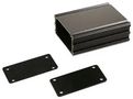 CASE, ALUMINIUM, BLACK, 64X30X80MM B1-080BK