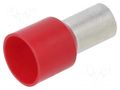 Tip: bootlace ferrule; insulated; copper; 35mm2; 12mm; tinned; red BM GROUP BM006173