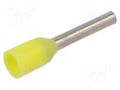 Tip: bootlace ferrule; insulated; copper; 0.25mm2; 6mm; tinned BM GROUP BM007034