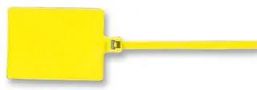 CABLE TIE, MARKER, YELLOW, PK100 PLF1MA-C4Y