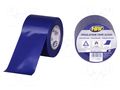 Tape: electrical insulating; W: 50mm; L: 20m; Thk: 0.12mm; blue; 5kV HPX HPX-5200-5020-BL