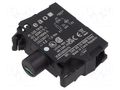 Illuminating unit; 22mm; 45; front fixing; 24VAC; screw terminals EAO 45-320.1N16
