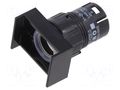 Switch: body; 16mm; Stabl.pos: 2; IP65; 61; Pos: 2; Ø16.2mm; plastic EAO 61-1230.0