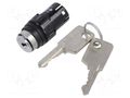 Switch: body; 16mm; Stabl.pos: 3; IP65; 61; Pos: 3; plastic EAO 61-2607.0/D