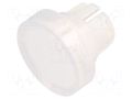 Actuator lens; 22mm; 61; transparent; plastic; Face dim: Ø15.8mm EAO 61-9311.7
