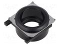 Button holder; 22mm; 61; Ø22.5mm; Face dim: Ø25mm; Body: black EAO 61-9932.10