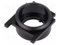 Button holder; 22mm; 61; Ø22.3mm; Face dim: Ø25mm; Body: black EAO 61-9933.10