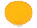 Actuator lens; 22mm; 84; transparent,yellow; plastic EAO 84-7111.400