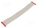 Ribbon cable with connectors; Tape ph: 1.27mm; PIN: 20; Len: 0.2m TE Connectivity 2205076-3