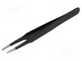 Tweezers; Blade tip shape: flat; Tweezers len: 125mm; ESD BERNSTEIN BRN-5-859-13