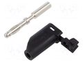 Connector: 4mm banana; plug; 16A; 33VAC; 70VDC; black SCHÜTZINGER FK15LNI-SW