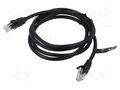 Patch cord; RJ45 plug,both sides; U/UTP; 6; stranded; CCA; 3m; PVC VENTION IBEBI