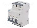 Circuit breaker; 230/400VAC; Inom: 8A; Poles: 3; Charact: C; 10kA SIEMENS 5SY4308-7