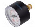 Manometer; 0÷25bar; G 1/8",rear connection; 40mm; Temp: -20÷60°C PNEUMAT 110.48-KD