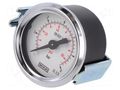 Manometer; 0÷6bar; G 1/8",rear connection; 40mm; Temp: -20÷60°C PNEUMAT 110.75