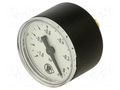 Vacuum gauge; -1÷0bar; G 1/8",rear connection; 40mm; plastic PNEUMAT 110.41-K