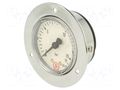 Manometer; 0÷16bar; G 1/4",rear connection; 50mm; Temp: -20÷60°C PNEUMAT 307/50