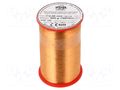 Coil wire; single coated enamelled; 0.06mm; 0.5kg; -65÷155°C INDEL DNE0.06-0.50