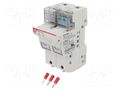 Fuse holder; 14x51mm; for DIN rail mounting; 50A; 690VAC; Poles: 2 DF ELECTRIC PMX14X51-2M