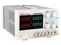 Power supply: laboratory; linear,multi-channel; 0÷32VDC; 0÷3A UNI-T UTP3303-II