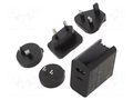 Power supply: switching; mains,plug-in; 4.5VDC,; 5A; 65W; 81.39% POS POSC65W-PD-MP