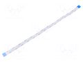 FFC tape; Cores: 12; Tape ph: 0.5mm; L: 203mm; 500mA; 60V; FFC5-TIN GCT 05-12-A-0203-A