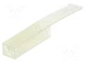 Terminals cover; female; straight; ways: 1; natural; Positive Lock TE Connectivity 174779-1