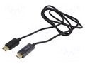 Cable; DisplayPort plug,HDMI plug; HDMI 1.4; Full HD 1080p SAVIO SAVKABELCL-56