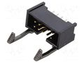 Connector: IDC; socket; male; PIN: 10; straight; THT; 2.54mm; 2x5 TE Connectivity 1761606-3