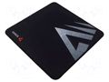 Pad; black,grey; mouse; 250x250x2mm; PRECISION CONTROL SAVIO SAVGPCS