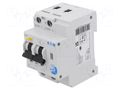 Arc fault detector; Inom: 40A; Ires: 30mA; for DIN rail mounting EATON ELECTRIC AFDD-40/2/C/003-F