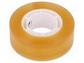 Tape: packaging; ESD; L: 32.9m; W: 18mm; Thk: 0.06mm; colourless DESCO EUROPE SCS-242291