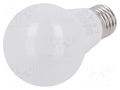LED lamp; warm white; E27; 220/240VAC; 806lm; P: 8.5W; 200°; 3000K V-TAC VT-210-N