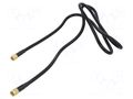 Cable; 1m; SMA male,both sides; black; straight; 50Ω ONTECK SMA-MM/OTK/1