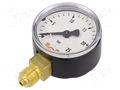 Manometer; 0÷25bar; 50mm; non-aggressive liquids,inert gases PNEUMAT 108