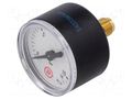 Manometer; 0÷16bar; 40mm; non-aggressive liquids,inert gases PNEUMAT 110.47-K