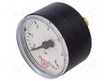 Manometer; 0÷6bar; G 1/4",rear connection; 50mm; Temp: -20÷60°C PNEUMAT 205-K