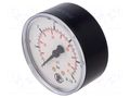Manometer; 0÷6bar; G 1/4",rear connection; 63mm; Temp: -20÷60°C PNEUMAT 216-KD
