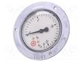 Manometer; 0÷16bar; G 1/4",rear connection; 63mm; Temp: -20÷60°C PNEUMAT 307/63