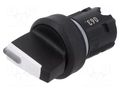 Switch: rotary; 22mm; Stabl.pos: 3; black; depending on the holder SIEMENS 3SU1002-2BM60-0AA0