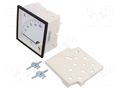 Ammeter; on panel; I DC: 0÷100A; Class: 1.5; Length: 95mm; 600V; MA19 LUMEL MA19-NAB1600000000