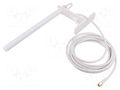 Antenna; ISM,LoRa,RF,SIGFOX,ZigBee; 3.2dBi; for wall mounting 2J Antennas 2115KW868300LLWSMA