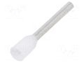 Tip: bootlace ferrule; insulated; copper; 0.75mm2; 12mm; tinned BM GROUP BM005023