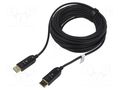 Cable; DisplayPort plug,both sides; 10m; black Goobay GOOBAY-64866