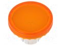 Actuator lens; 22mm; 61; orange,transparent; plastic EAO 61-9642.3