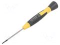 Screwdriver: precision; slot; 1.5x0.25mm; Blade length: 50mm; ESD LINDSTRÖM SA.800-1.5-50ESD