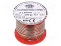 Coil wire; double coated enamelled; 2.6mm; 0.2kg; -65÷200°C INDEL DN2E2.60-0.20