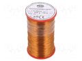 Coil wire; double coated enamelled; 0.3mm; 0.5kg; -65÷200°C INDEL DN2E0.30-0.50